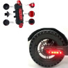 Luz de advertência para scooter elétrica