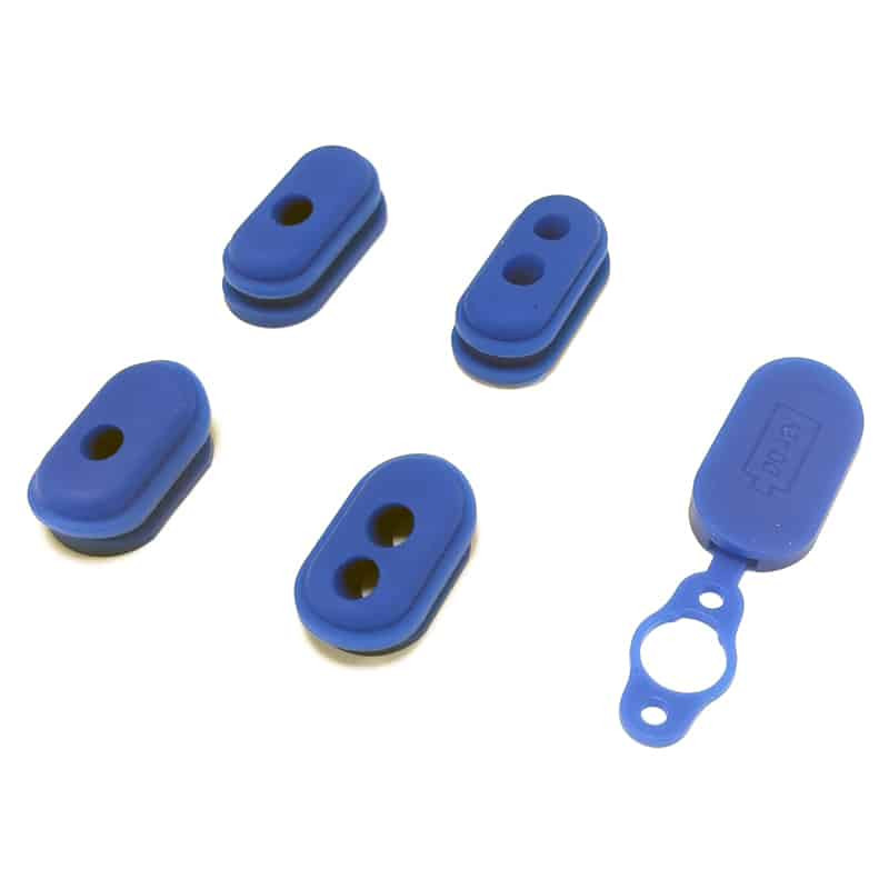 Conjunto completo de tampões de silicone para Xiaomi M365, 1S, Essential, Pro e Pro2 – Cor: Azul