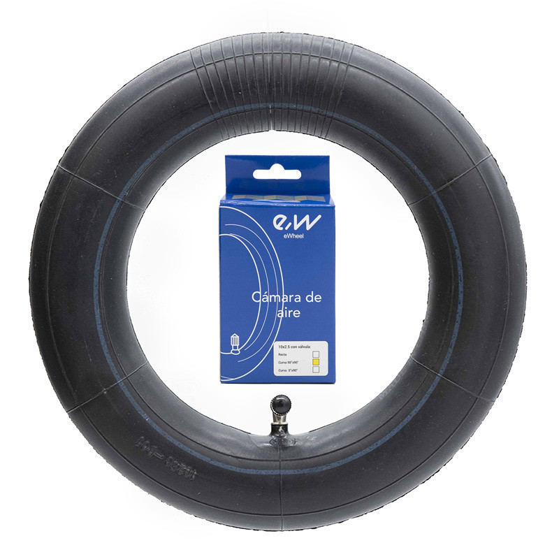 Câmara de ar curvada 90×90º 10×2.5 Ewheel