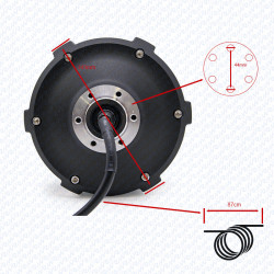 Motor Minimotores 60V 800W (Max.1800W) FRENTE – original Speedway V/Dualtron 3