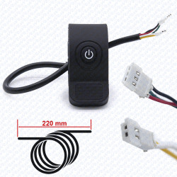 Acelerador com botão de ignição