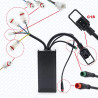 Kit controlador + tela 48V 1200W para Ducati (Conector C18)