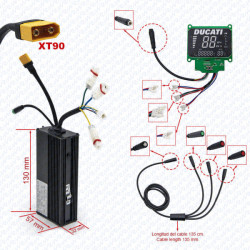 Kit controlador + tela 48V 1200W para Ducati (Conector XT90)