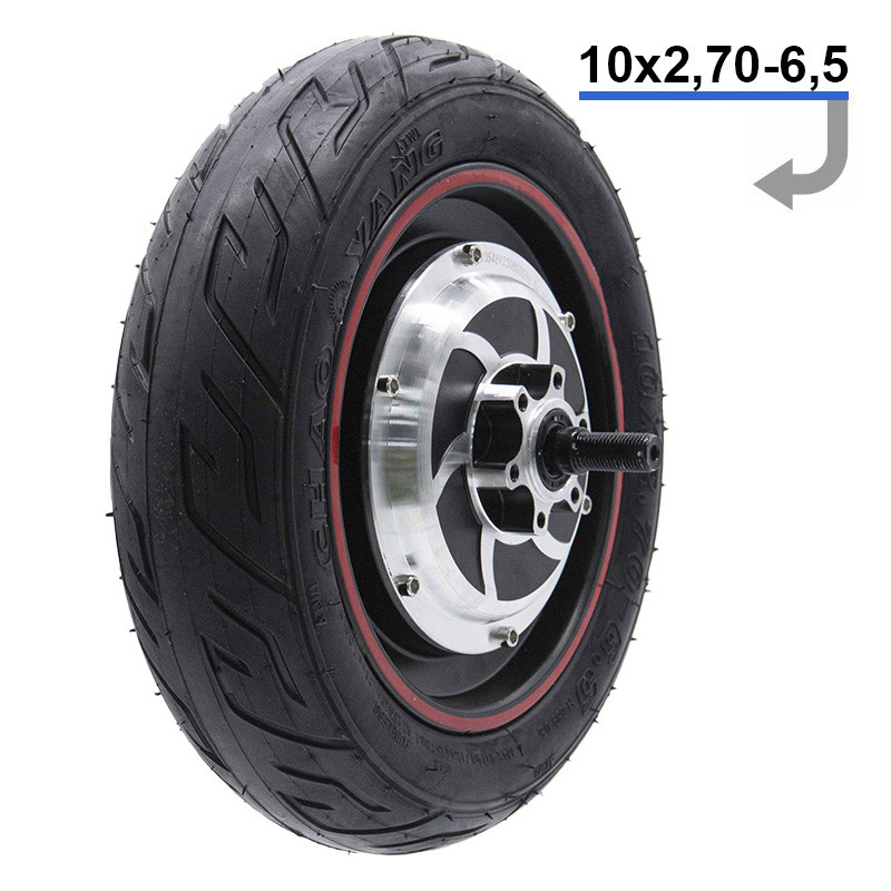Roda do motor Smartgyro/Zwheel 500W (máx.800W) – vermelho