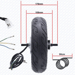 Roda do motor Smartgyro/Zwheel 500W (máx.800W) – vermelho