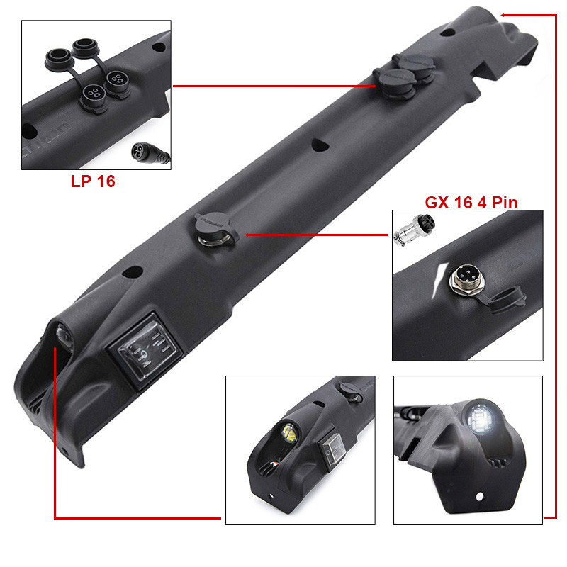 Acabamento lateral dos minimotores .esquerda. – Dualtron Eagle/Eagle pro original