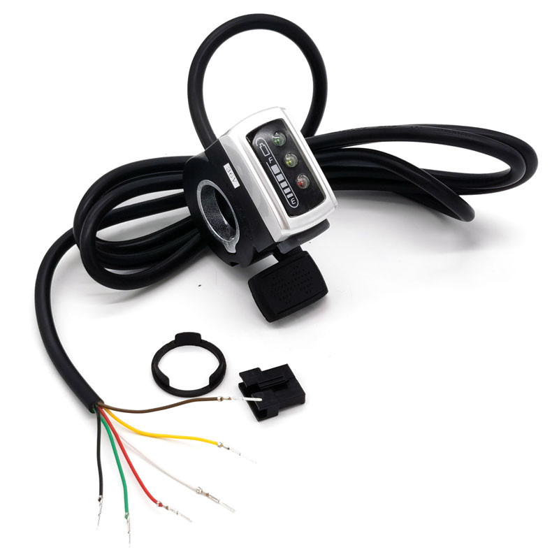 Acelerador com indicador de bateria (36v/48v) - cabo de 1,6 m de comprimento