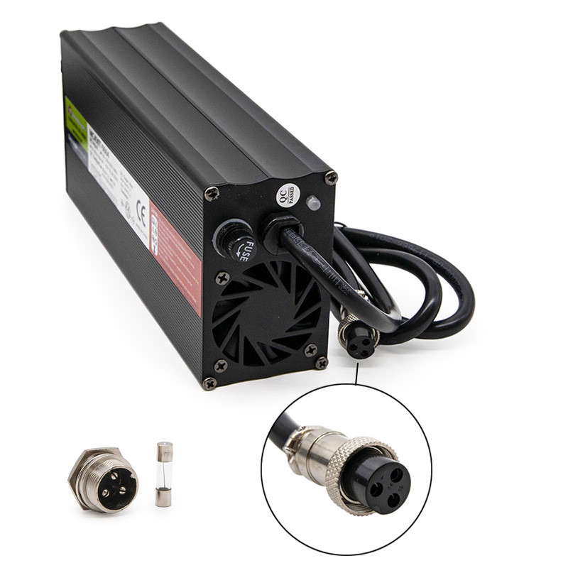 Carregador rápido 60V 6.5A Conector GX16 - original Minimotors Dualtron
