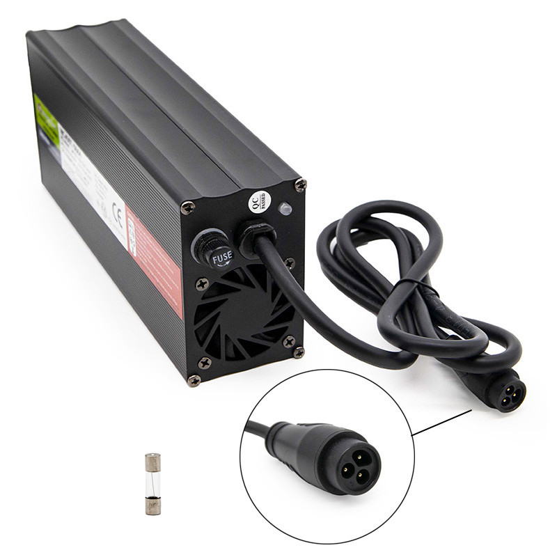 Carregador rápido 60V 6.5A Conector LP-16 – originais Minimotors Dualtron