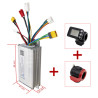 Kit controlador 36V 300W BLDC + display LCD com acelerador + freio