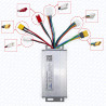 Kit controlador 36V 300W BLDC + display LCD com acelerador + freio