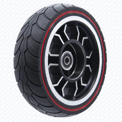 Roda maciça ultra-leve 8,5×2,5 – Linha vermelha (válido para Dualtron Mini)