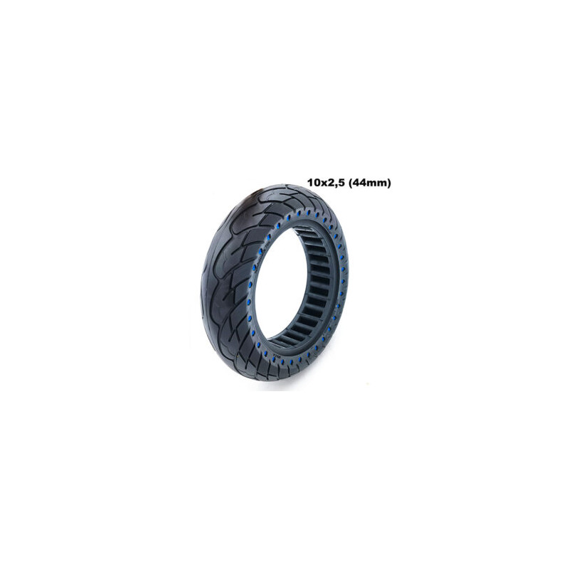 Roda sólida ultra-leve 10 × 2,5 - pontos azuis (aros de 44 mm)