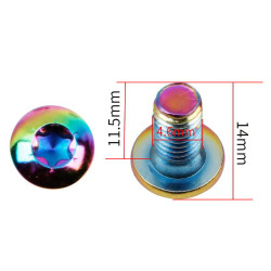 Parafusos do disco de freio – cores