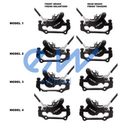 Kit de freio hidráulico Nutt A5-D
